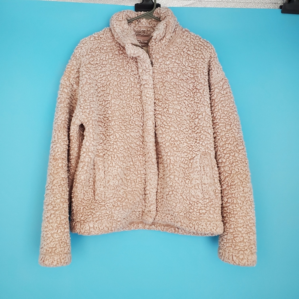 Thread & Supply Jacket Size Small Sherpa Zip Up